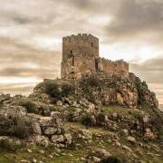 medieval castle on a cliff in Portugal